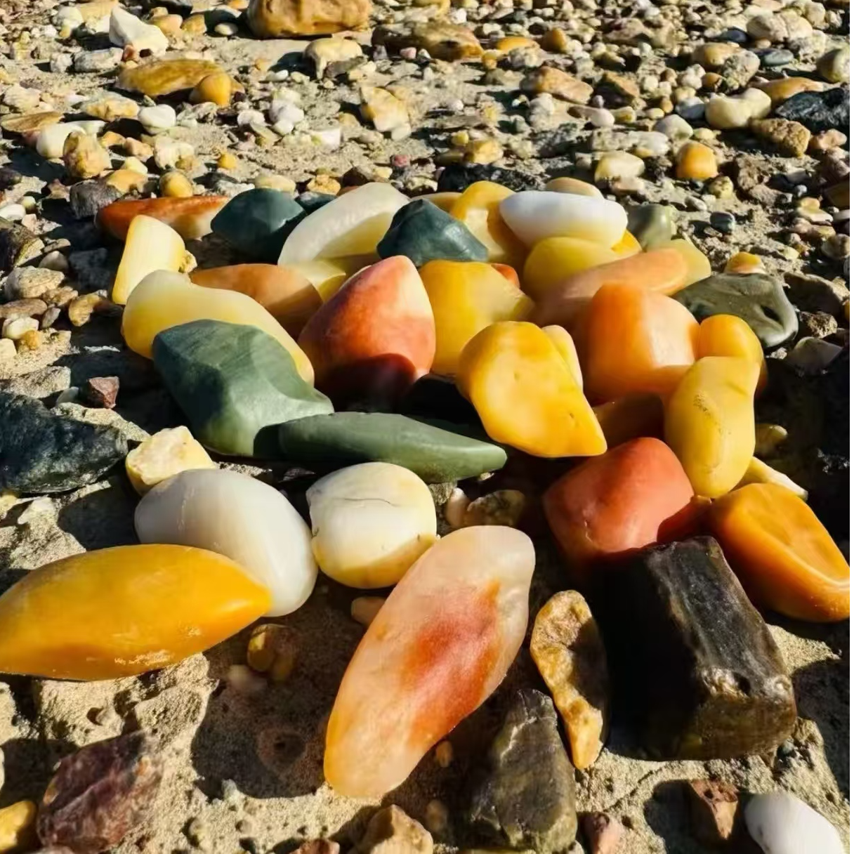 新疆天然戈壁石、原石、盆景石摆件异形石（包邮）