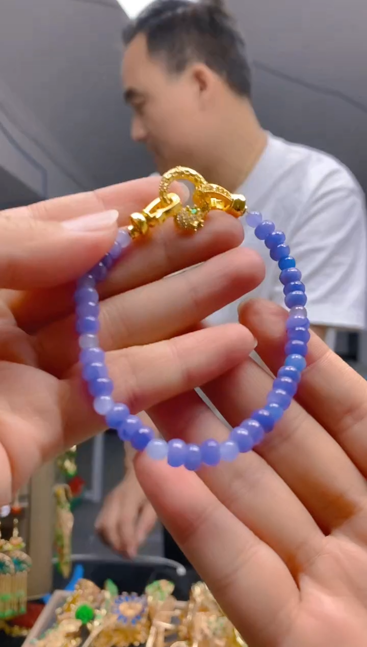 【闪购商品】翡翠耳饰合金0290翡翠手链