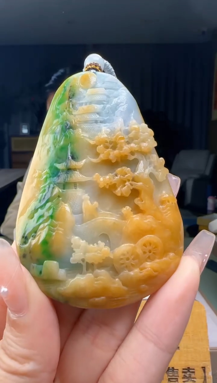 【闪购商品】翡翠吊坠(不含链)未镶嵌MM@@960Q3J11558