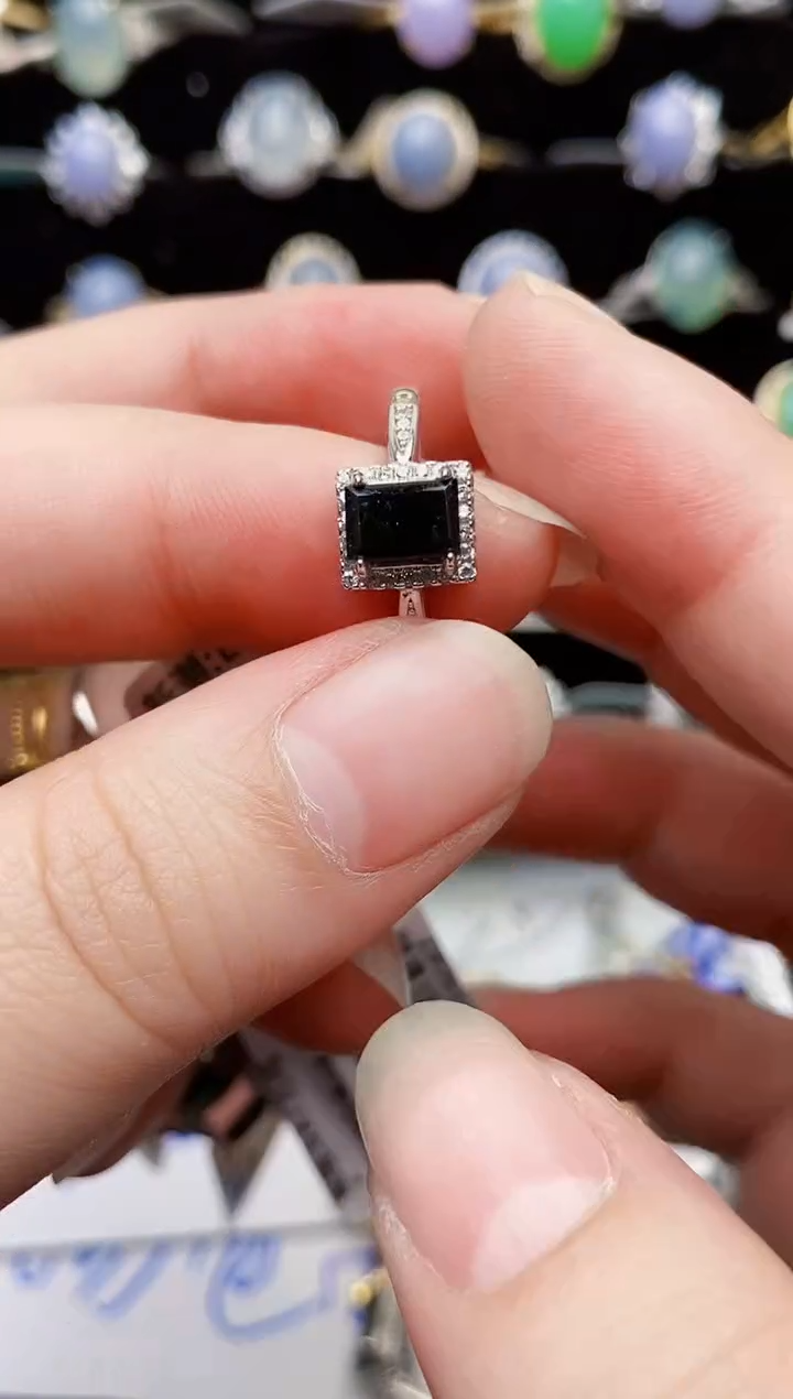 颈饰银S925镶嵌翡翠1731