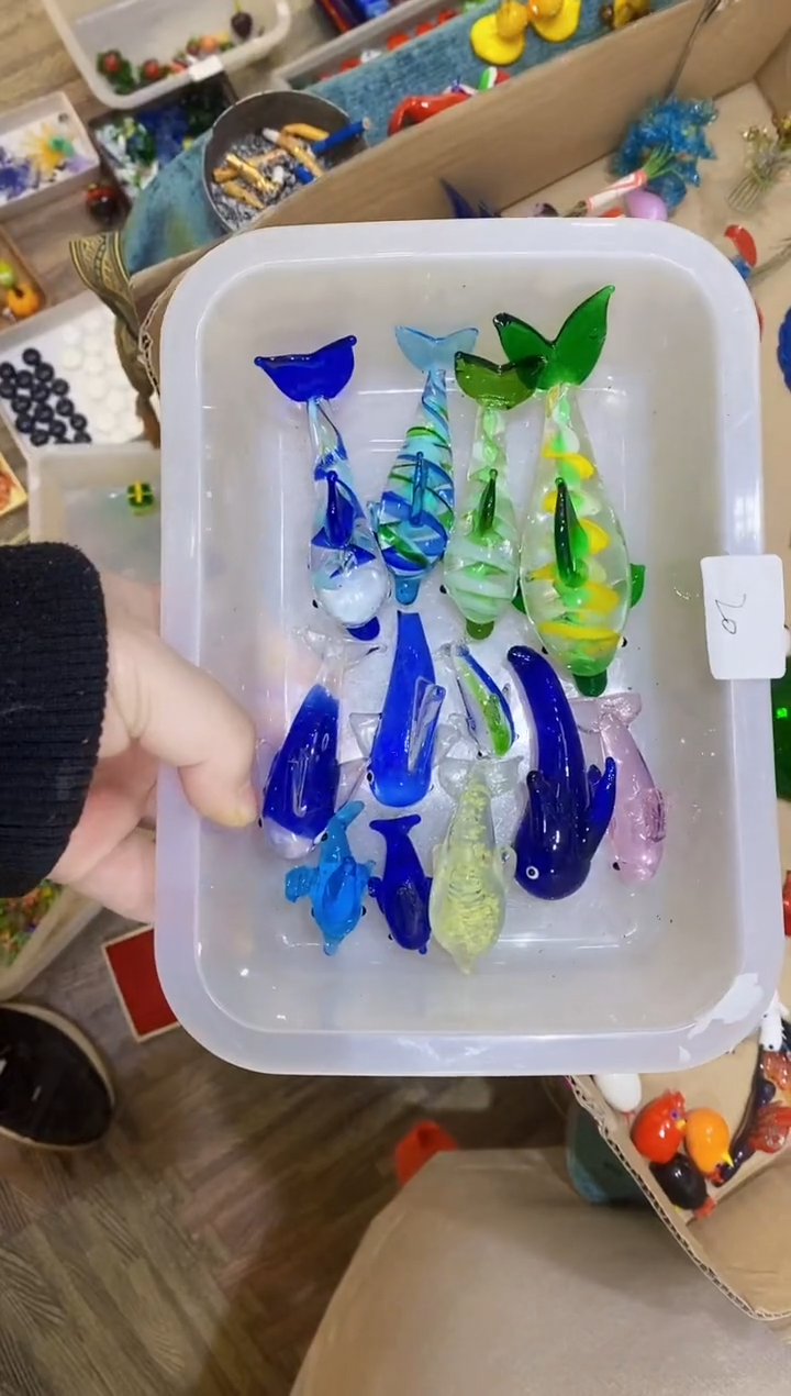 琉璃手工艺品瑕品套餐12件（瑕品不退换）