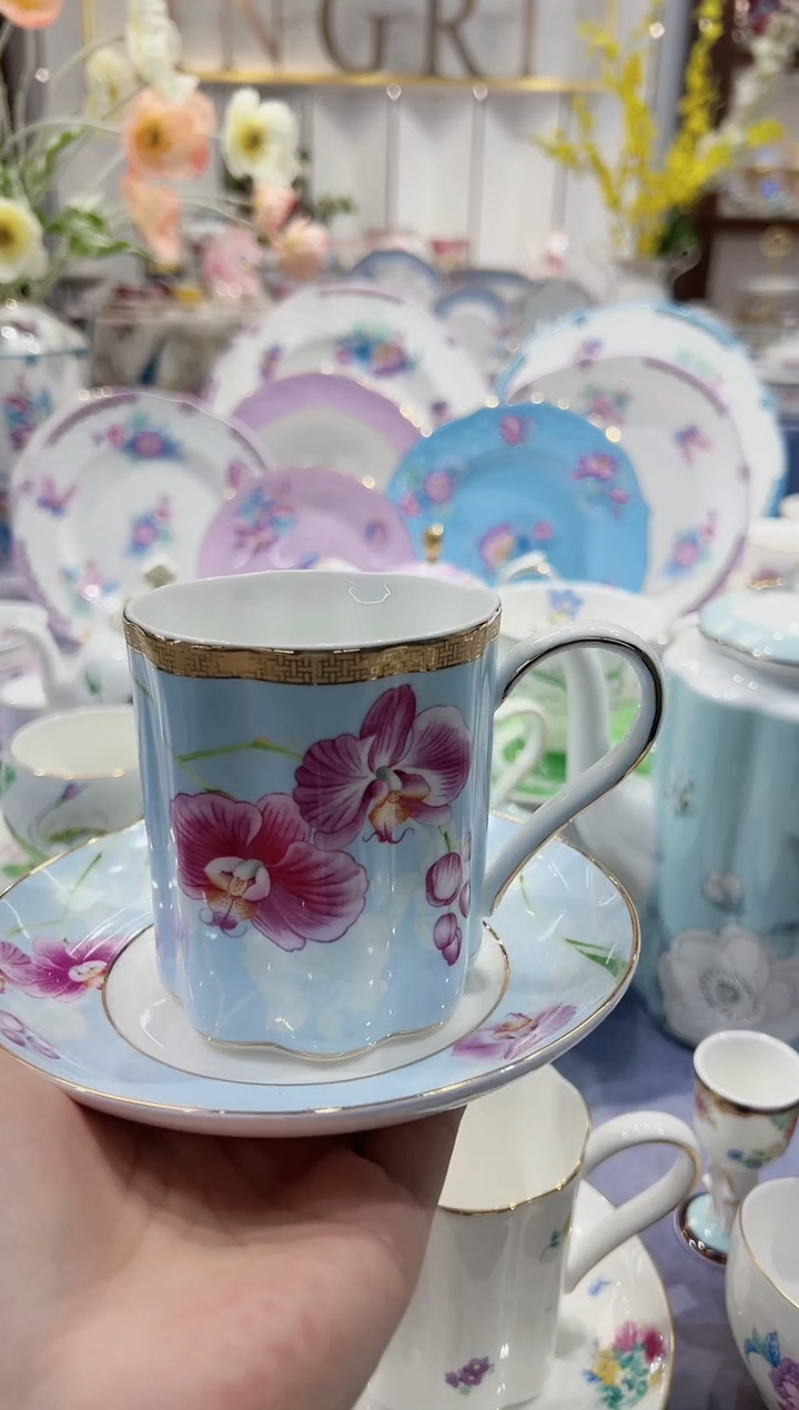 【闪购商品】36%以上骨粉骨瓷杯碟