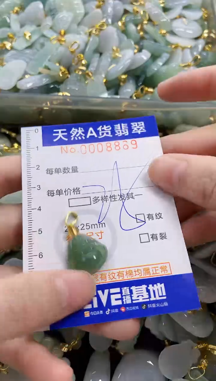 颈饰未镶嵌翡翠天然A货翡翠