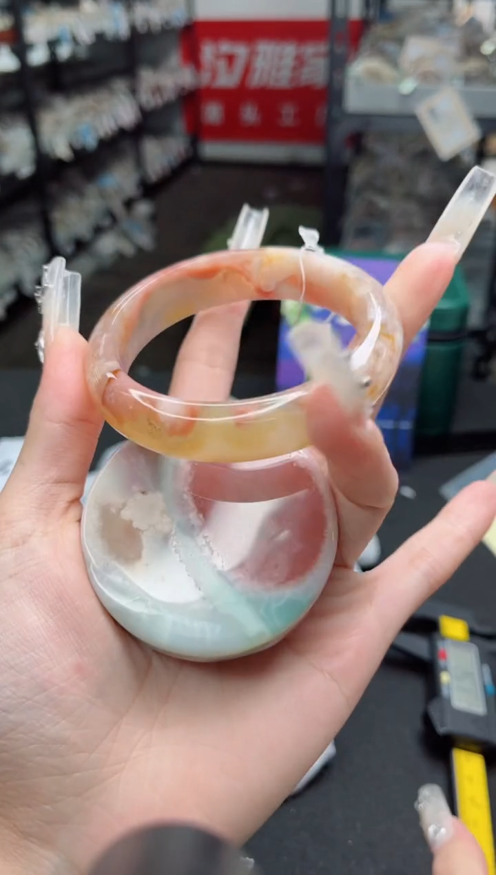 石英质玉手镯未镶嵌60圈口（赠品镯心）6650462