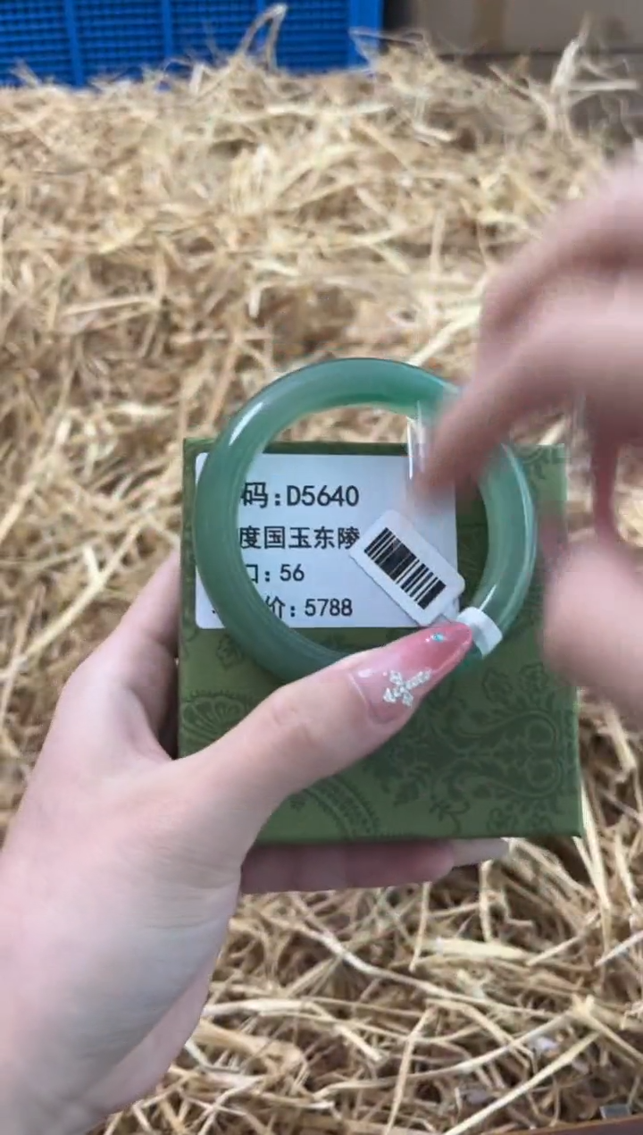未镶嵌手镯石英质玉D5640