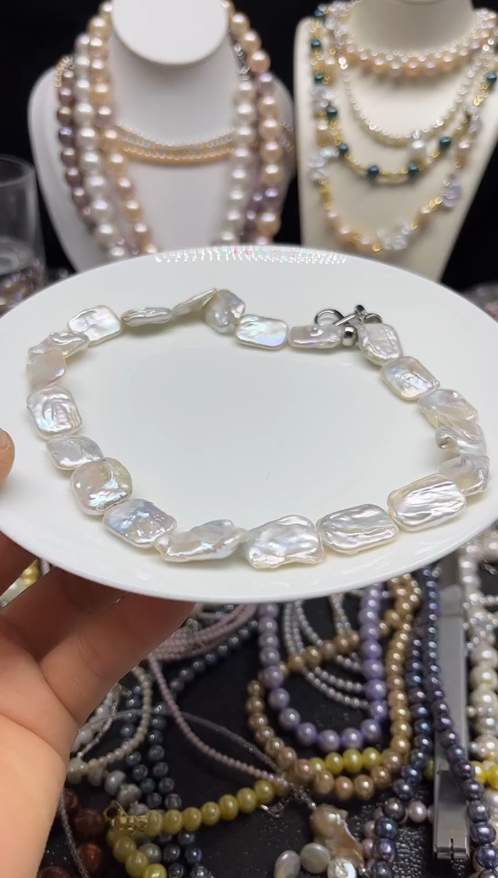 淡水珍珠未镶嵌颈饰多人