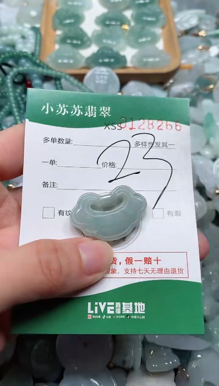 【闪购商品】翡翠颈饰未镶嵌闪购商品0128266