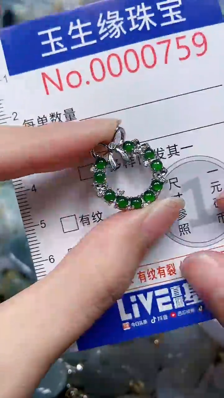 【闪购商品】翡翠颈饰未镶嵌闪购0000759