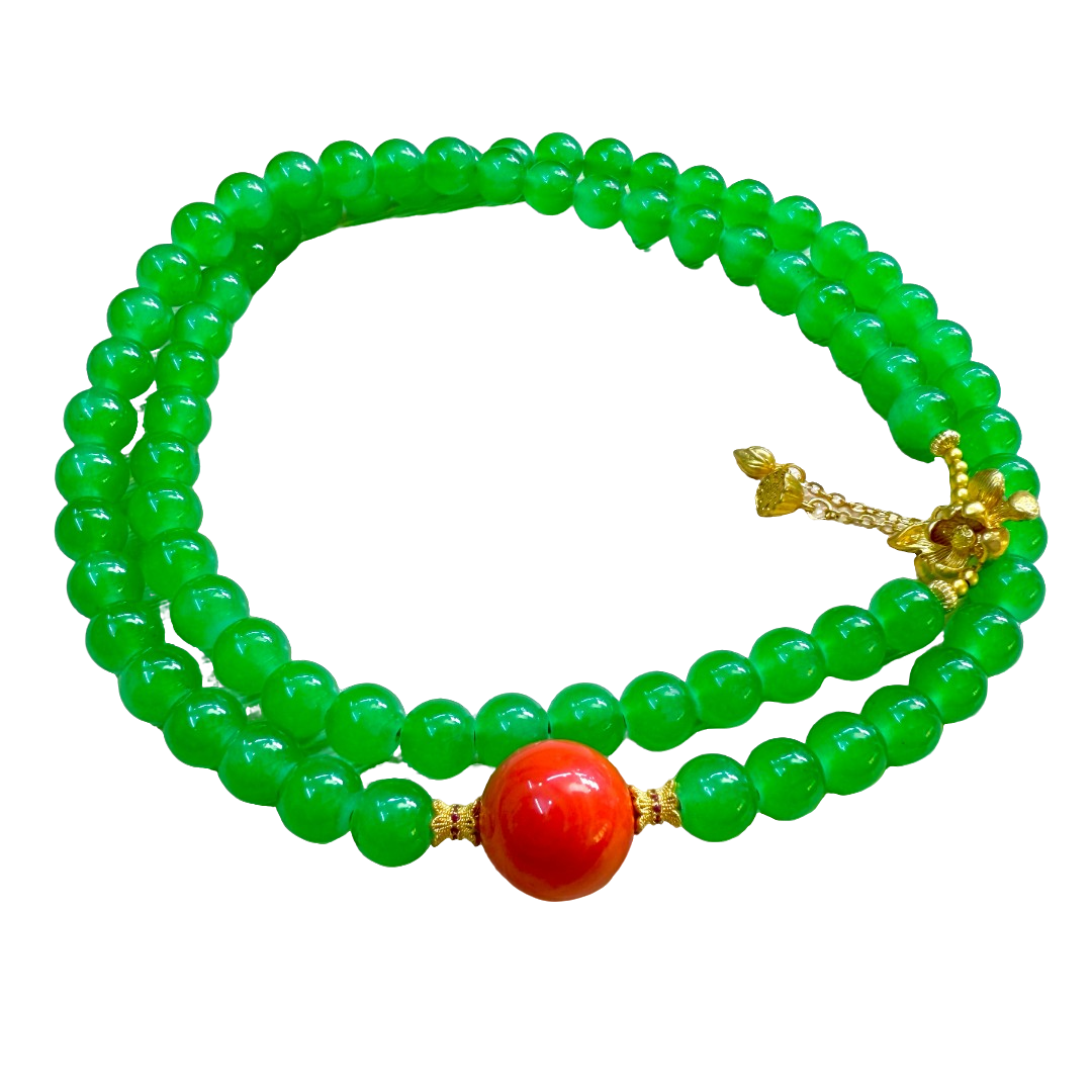 【小金专属】E025 精美绿项链 多样性发其一