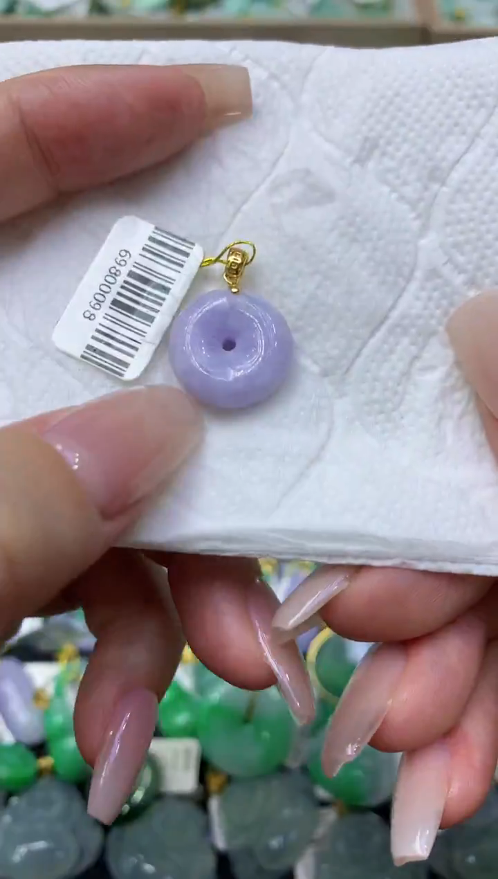 颈饰未镶嵌翡翠天然缅甸翡翠A货