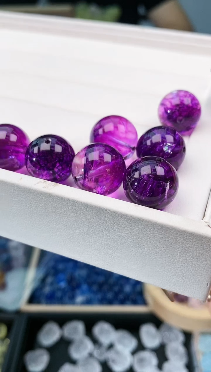 未镶嵌颈饰水晶6a多样性发其一/6.9/1个