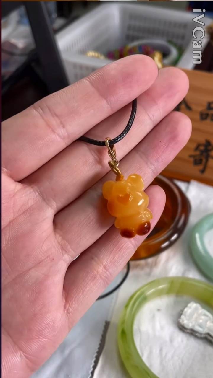 琥珀颈饰未镶嵌9410号