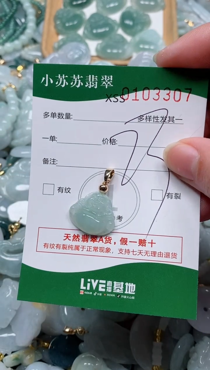 【闪购商品】翡翠颈饰未镶嵌闪购商品0103307