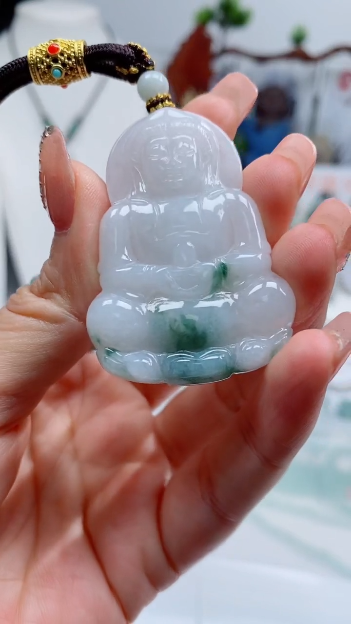 翡翠未镶嵌颈饰吊坠