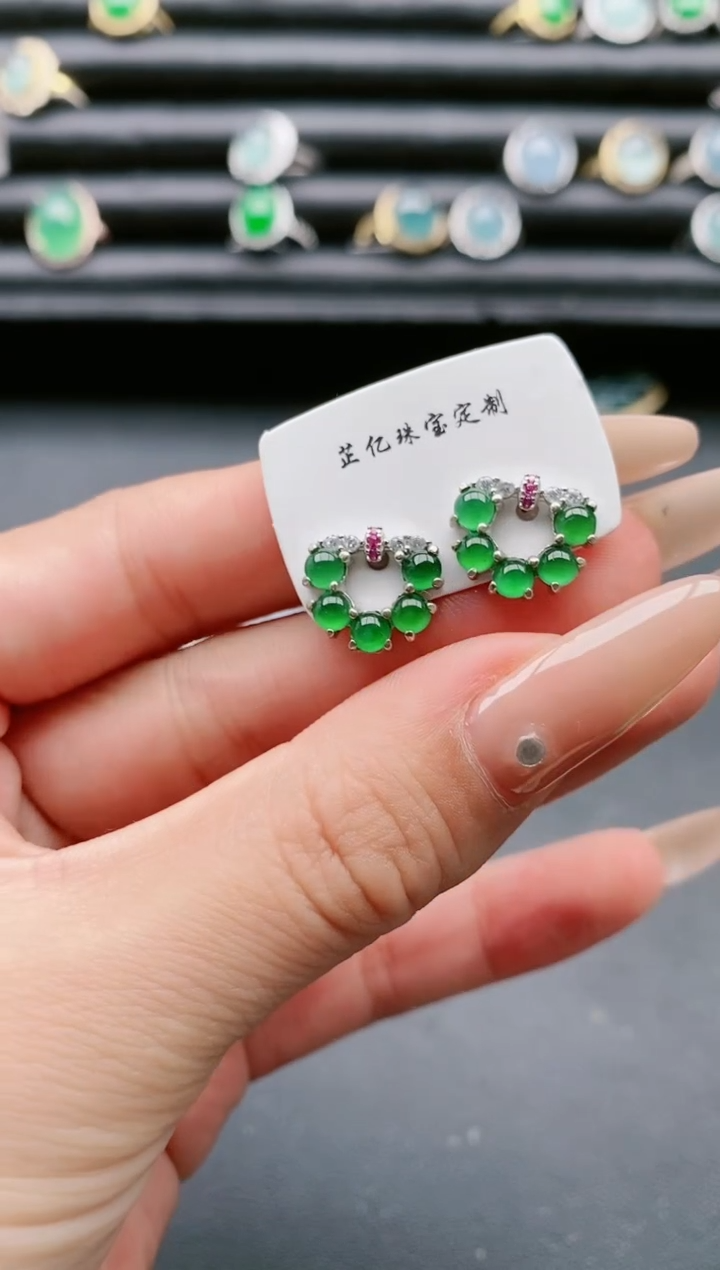 【闪购商品】翡翠戒指银S925镶嵌1111111111