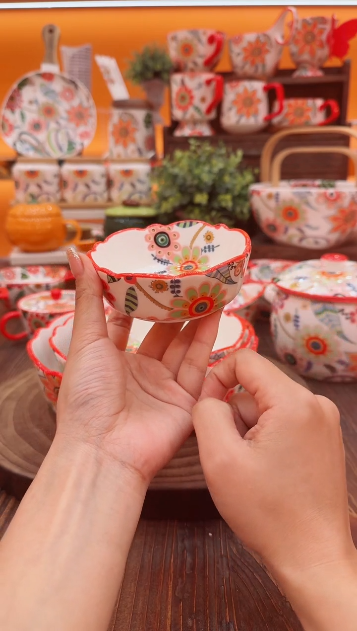 罐景德镇陶瓷餐具碗碟盘子