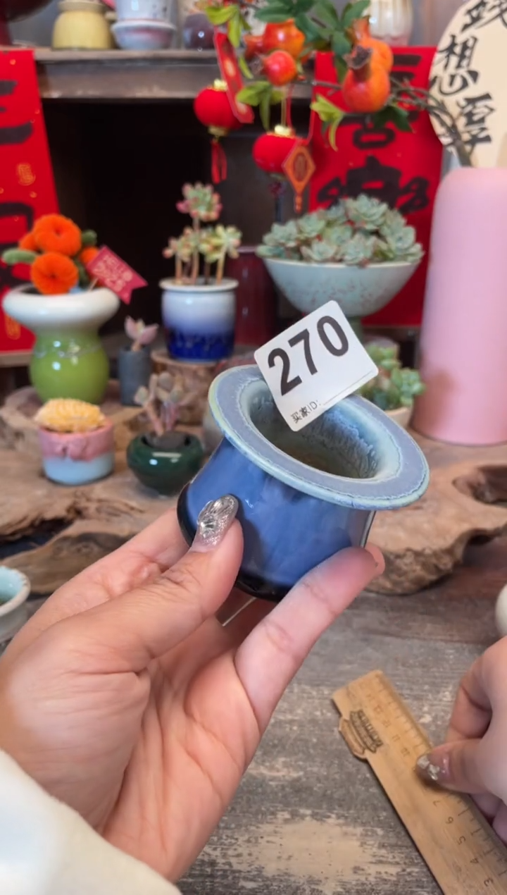 【闪购商品】摆件270知木小芳花盆