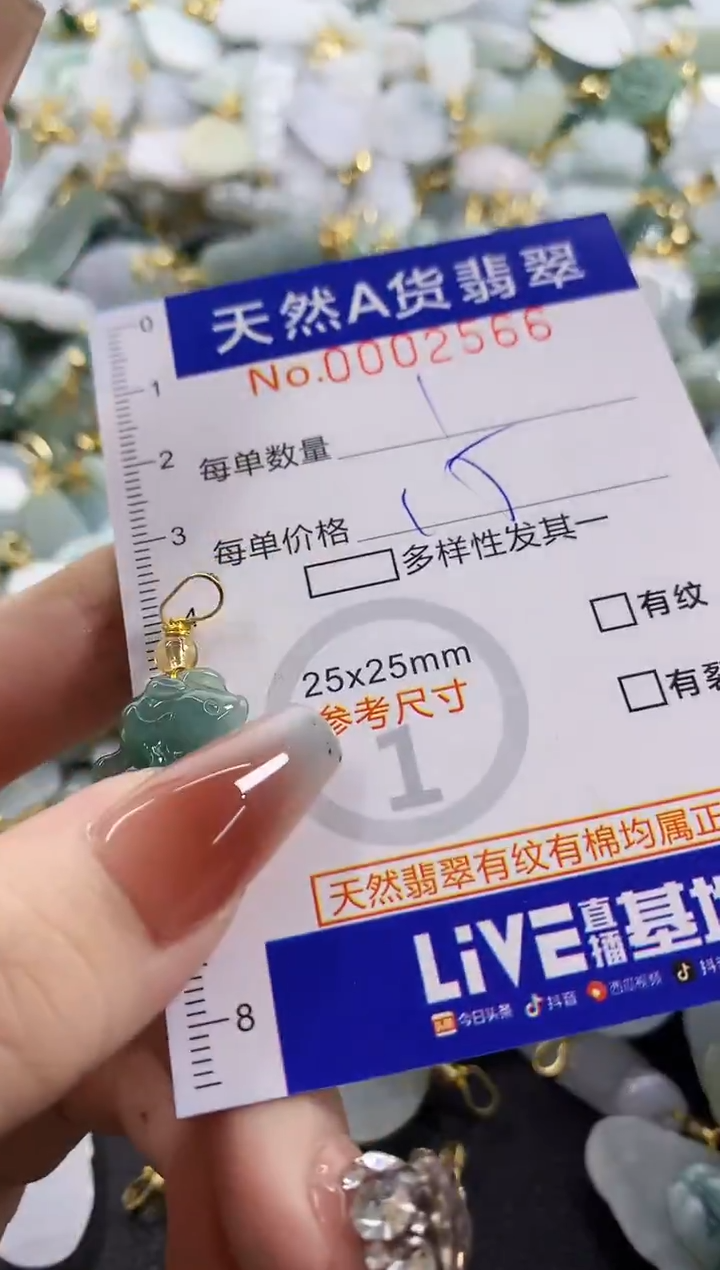 颈饰未镶嵌翡翠天然A货翡翠