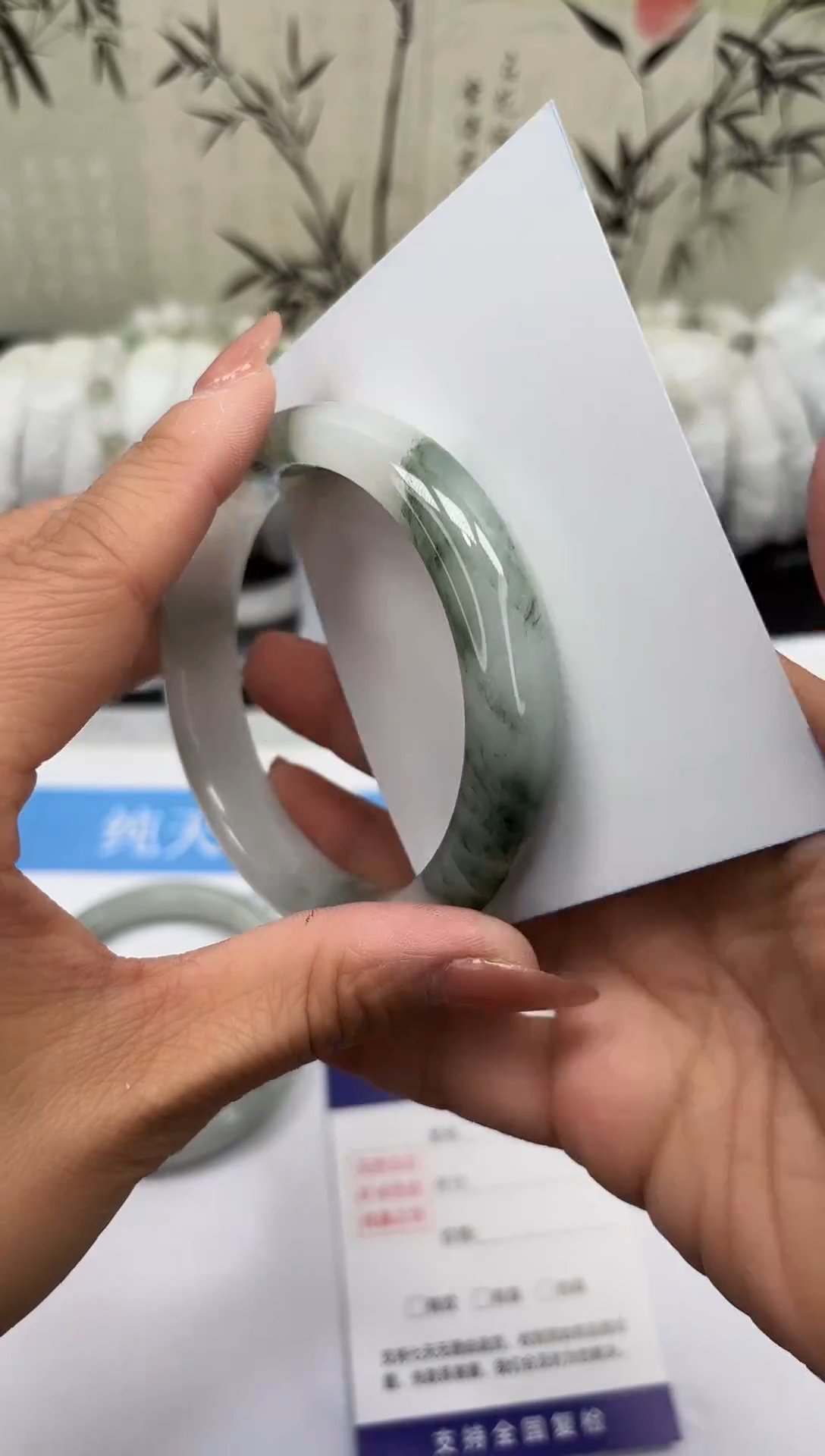 未镶嵌手镯石英质玉A225-62/63/64