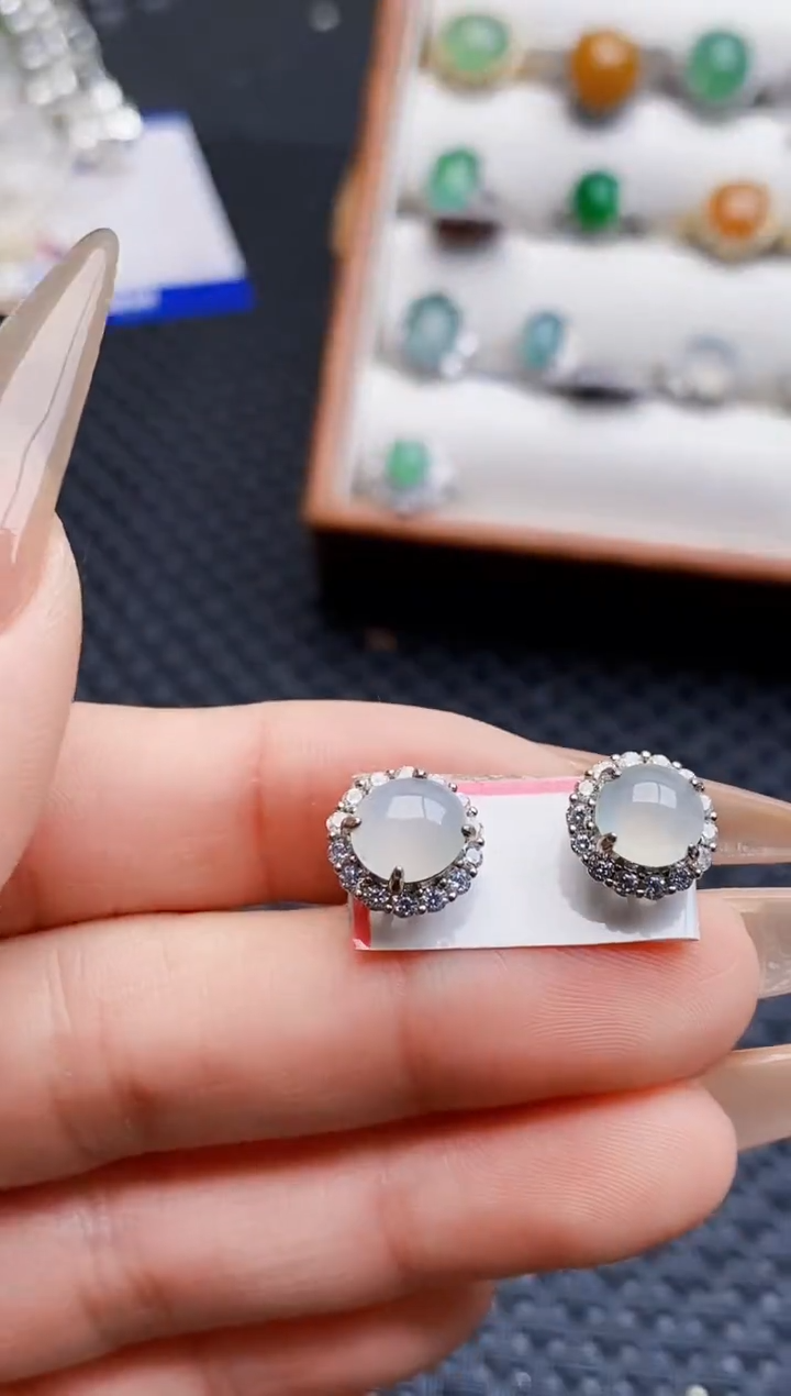 银S925镶嵌戒指翡翠3620