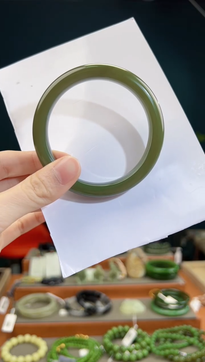 未镶嵌手镯和田玉多样性发货 拍一单发一个 圈口53-60