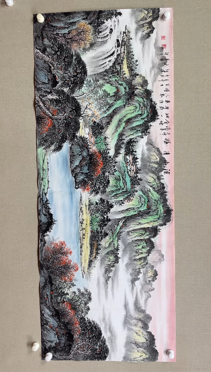 国画180*68 殷新建殷新建殷新建殷新建殷新建