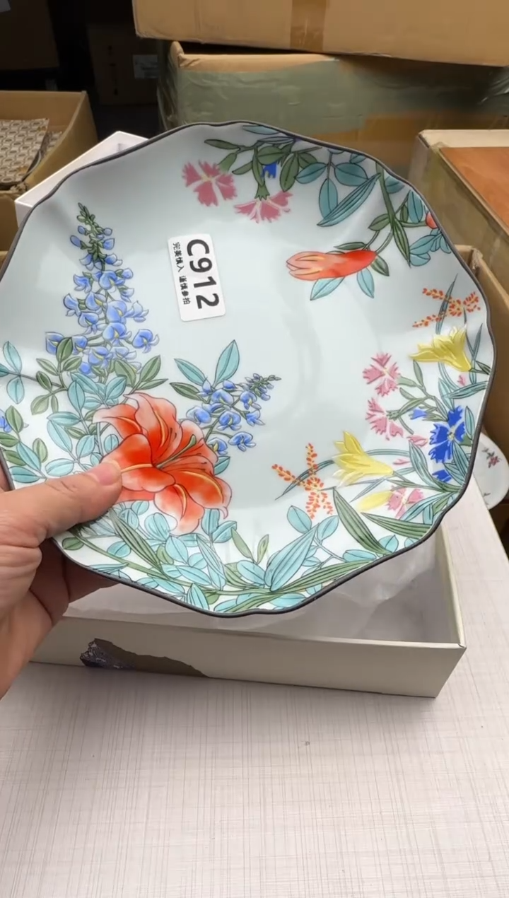 瓷片朱***6812回流瓷器 默认微瑕      