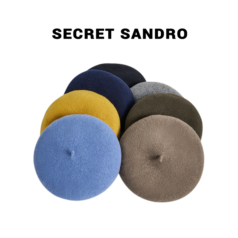 【定制贝雷帽】Secret Sandro 冉冉 帽子 Y85209250N