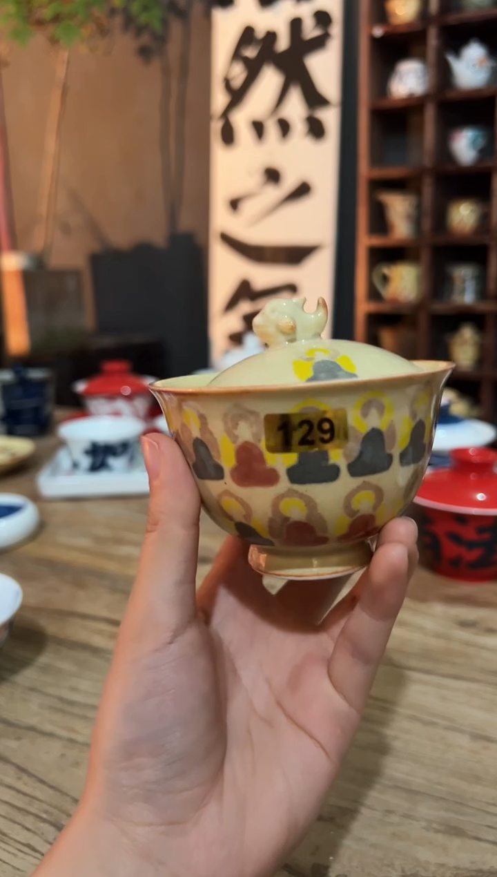 观云听雨原创手绘茶具