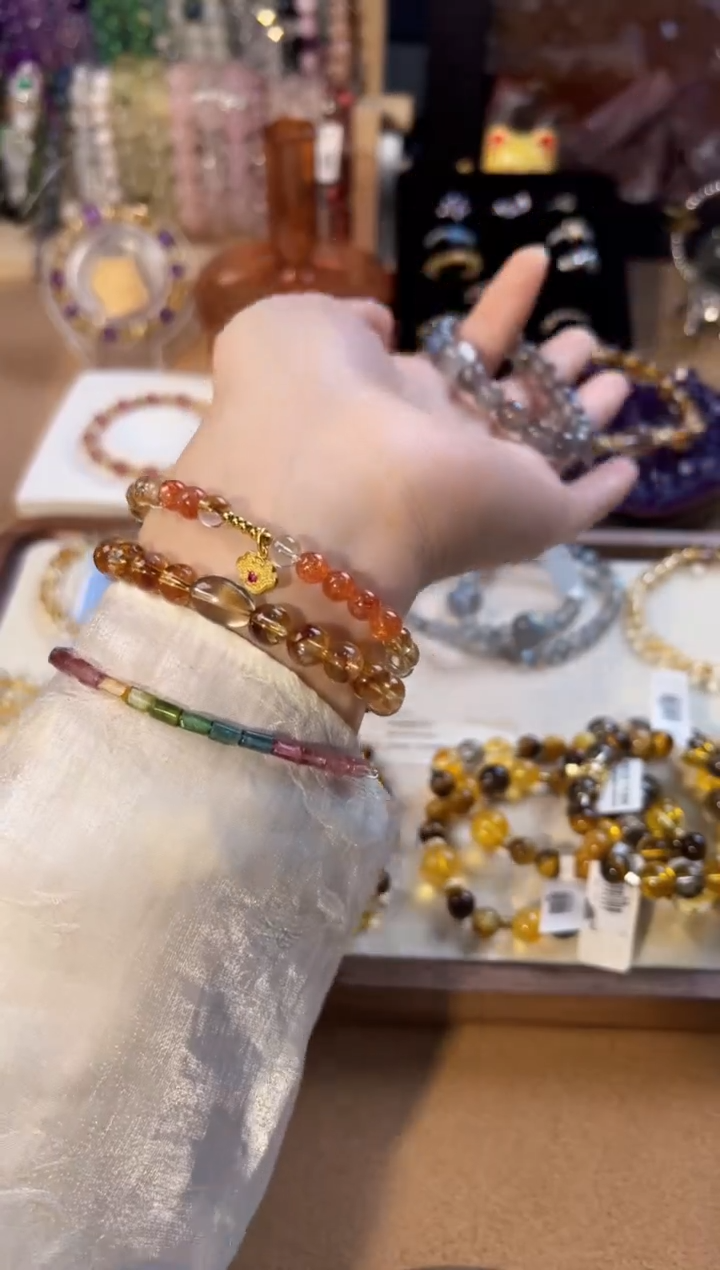 【闪购商品】水晶手串未镶嵌碧玺