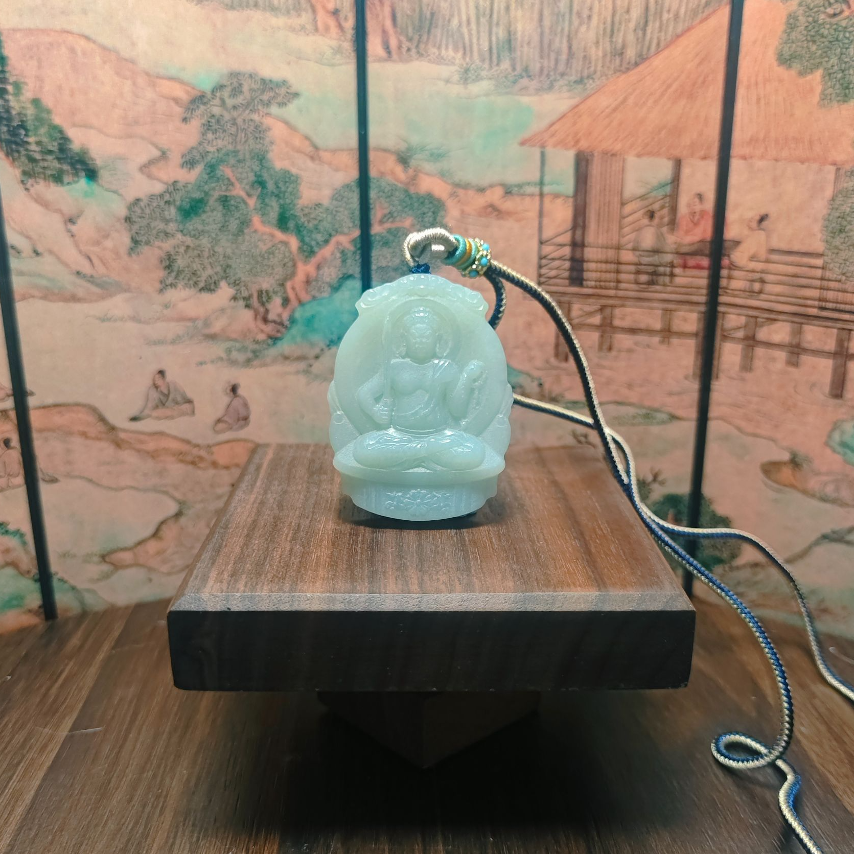 E和田玉不动明王吊坠0625