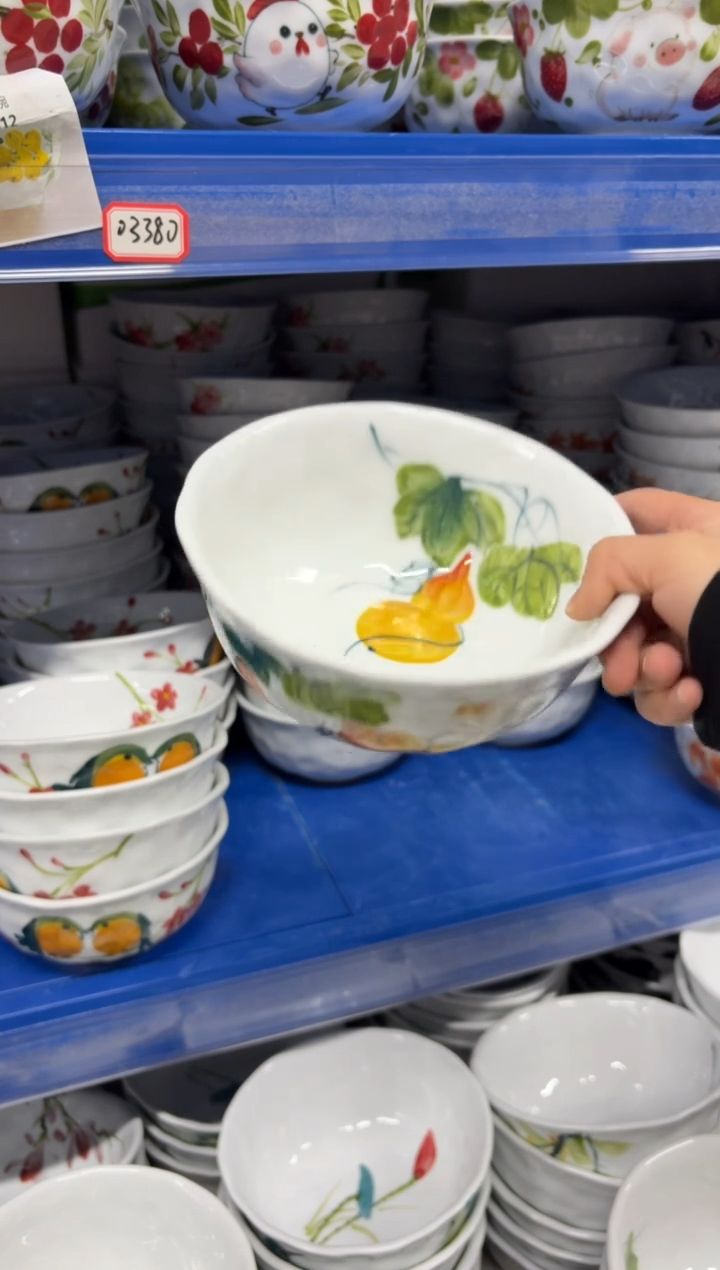 景德镇高温陶瓷食品级手绘釉中-捏捏碗