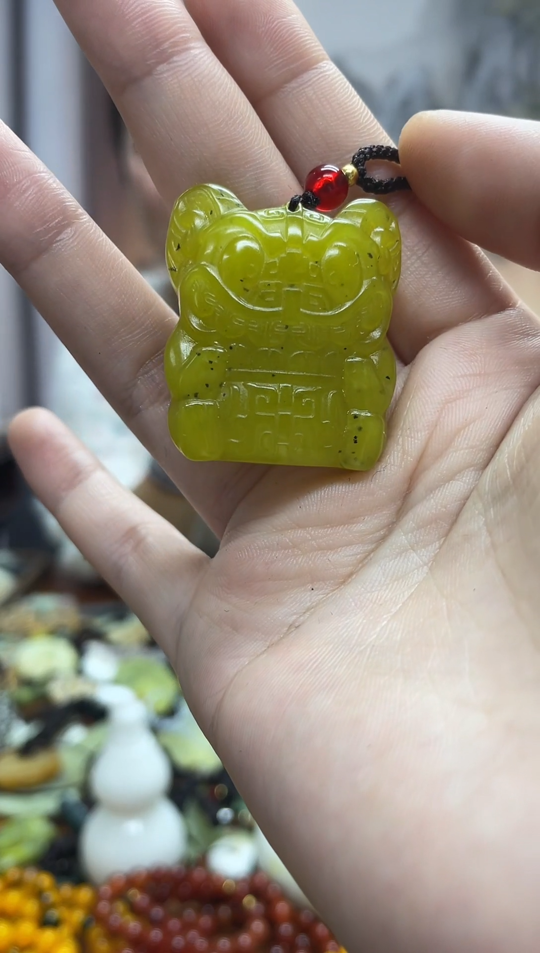 未镶嵌岫玉吊坠·