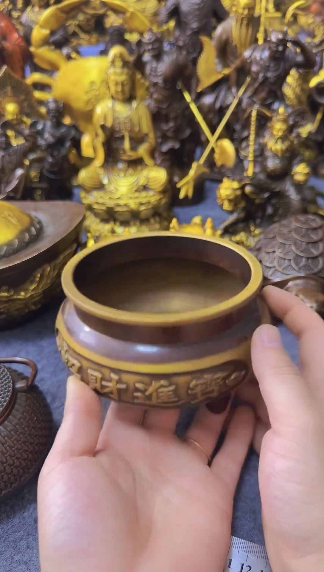 老黄黄铜摆件装饰品