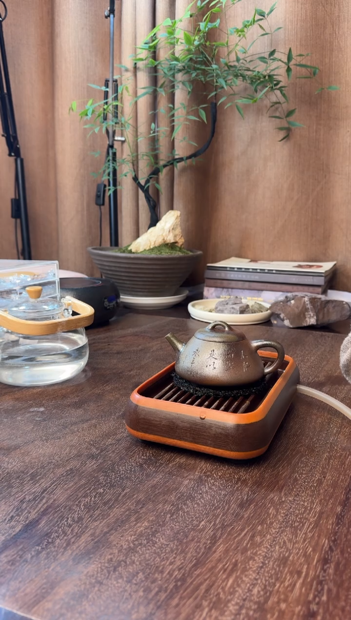 茶壶紫砂原矿紫砂壶柴烧8号