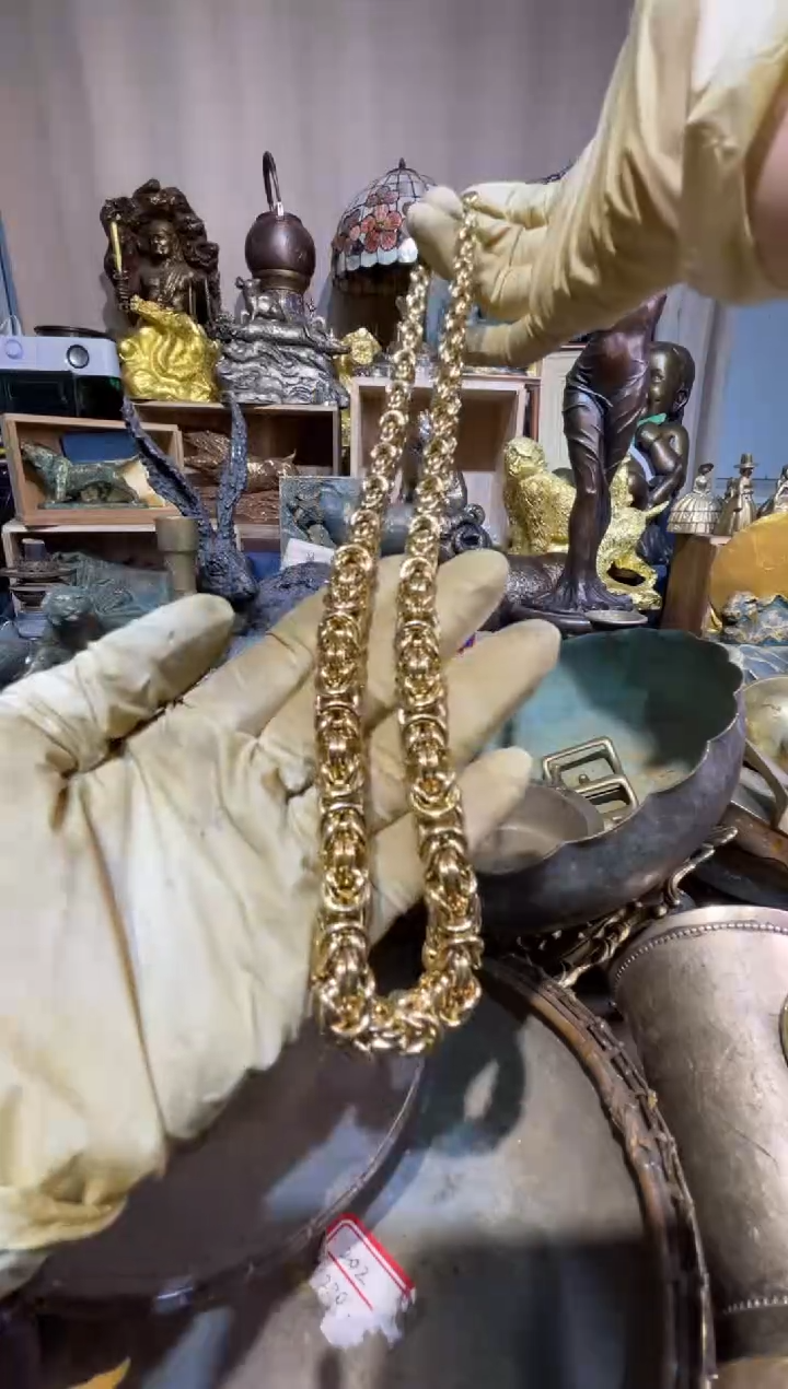 茶盏大阪中古铜器摆件139