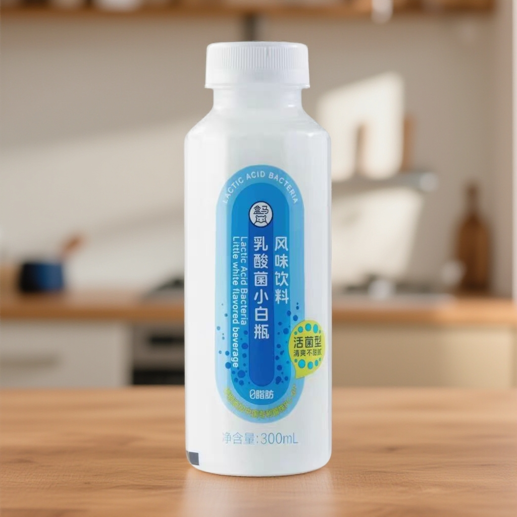 300ml*8瓶-盒马 乳酸菌小白瓶风味饮料【到25年12月25日】
