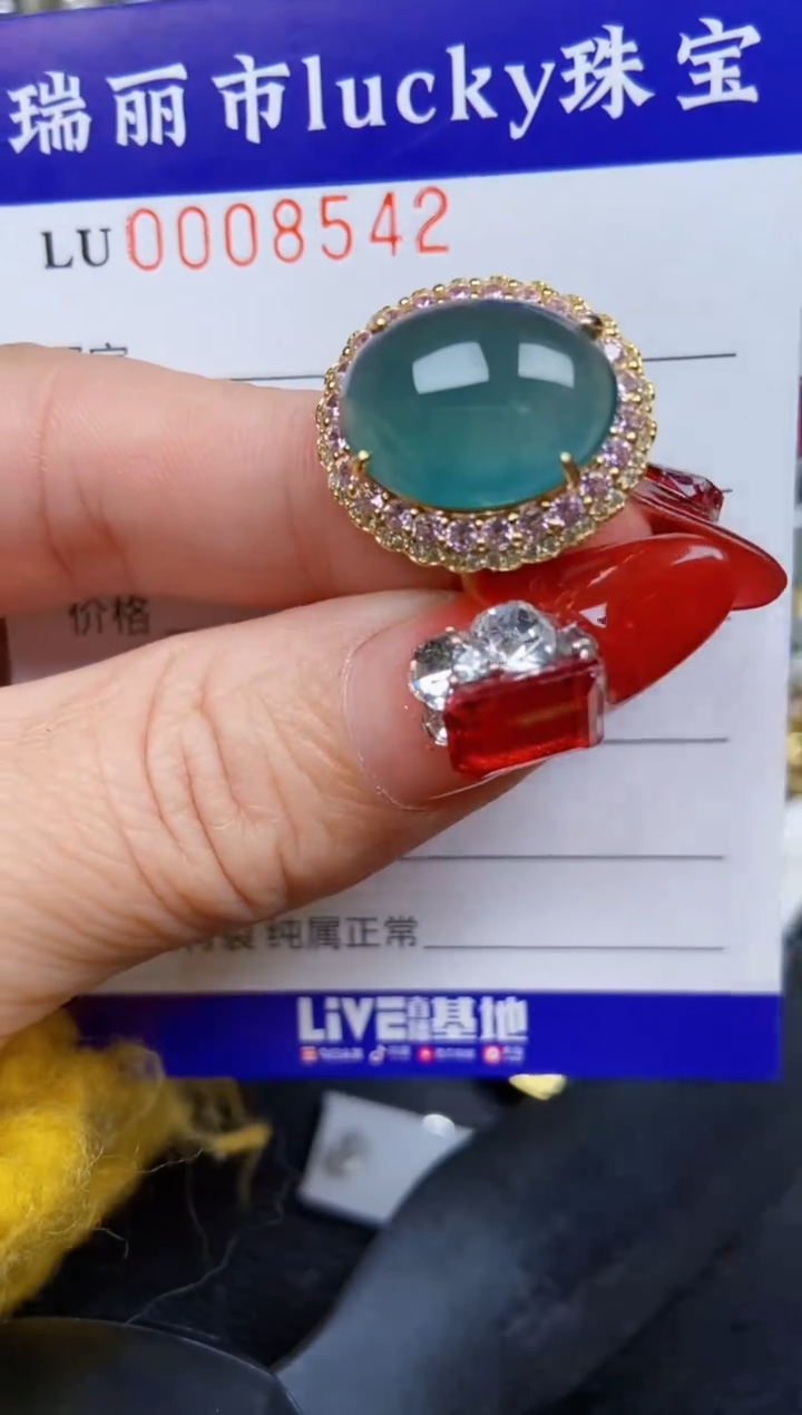 【闪购商品】翡翠颈饰银S925镶嵌8542