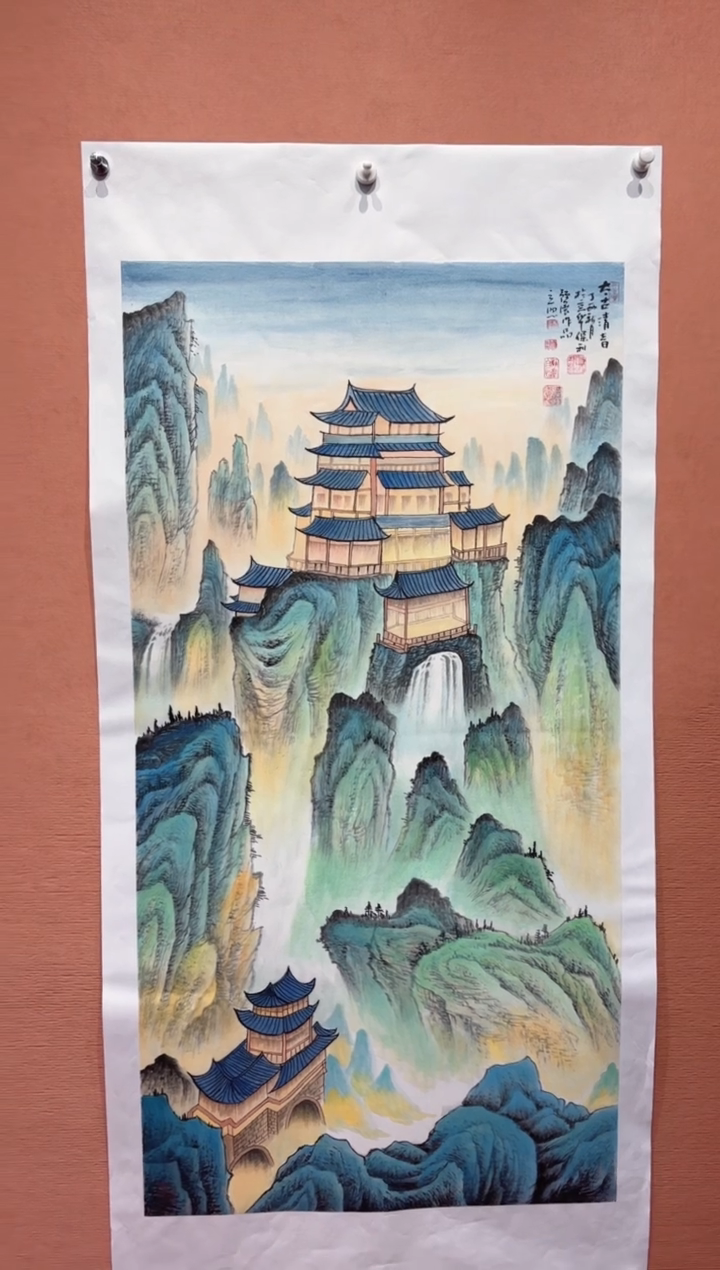 国画师立照老师国画作品