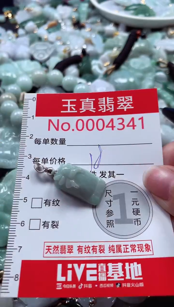 吊坠(不含链)未镶嵌翡翠4341
