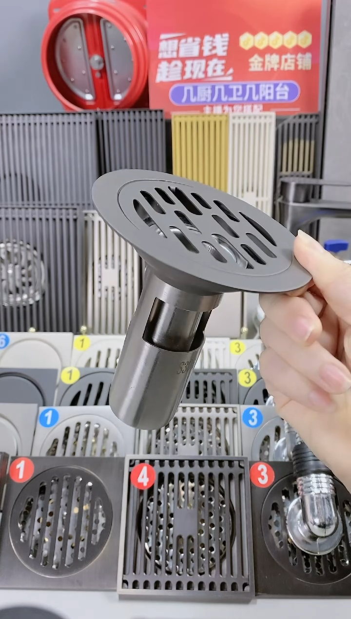 不锈钢1个10公分圆形地漏