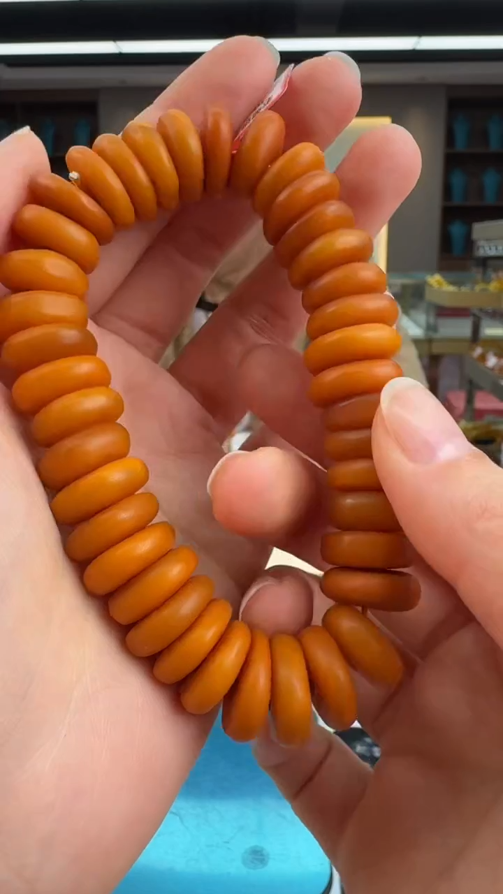 【闪购商品】琥珀手串未镶嵌363秒拍号