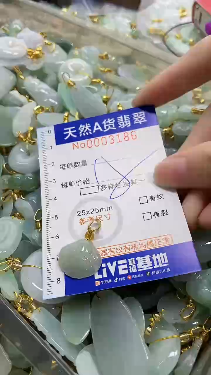 颈饰未镶嵌翡翠天然A货翡翠