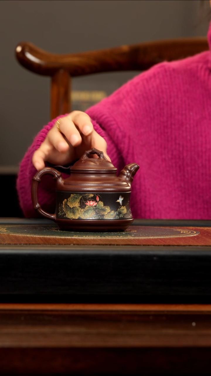 【闪购商品】紫砂茶壶WPR 双色工艺 竹鼎