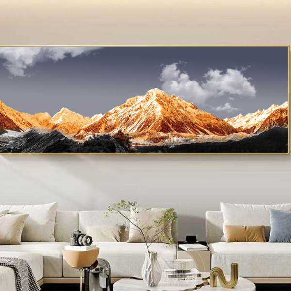 金山轻奢大气办公室客厅卧室挂画墙壁现代装饰书房背景墙画装饰画