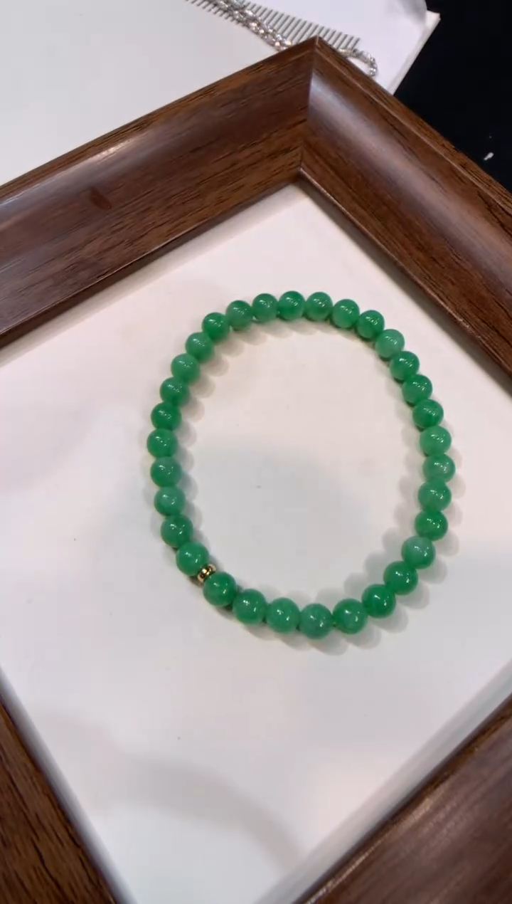 未镶嵌手串翡翠手串