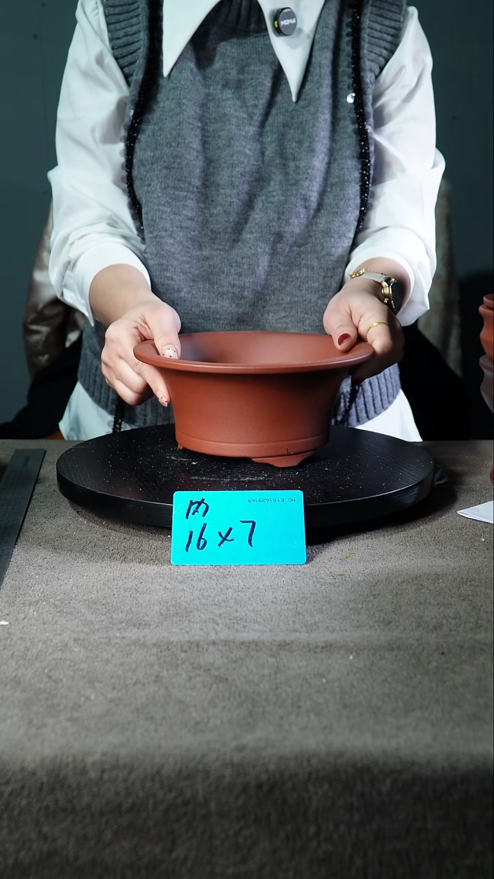 宜兴紫砂花盆小盆盆