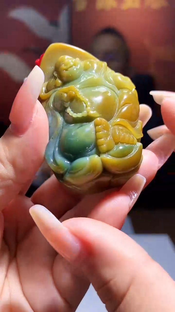 【闪购商品】定制翡翠未镶嵌1072xx-毛货挂件62
