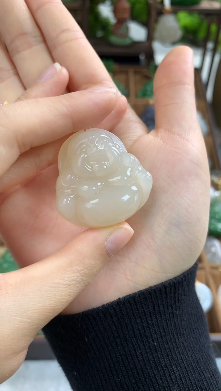 【闪购商品】和田玉颈饰未镶嵌吊坠35mm