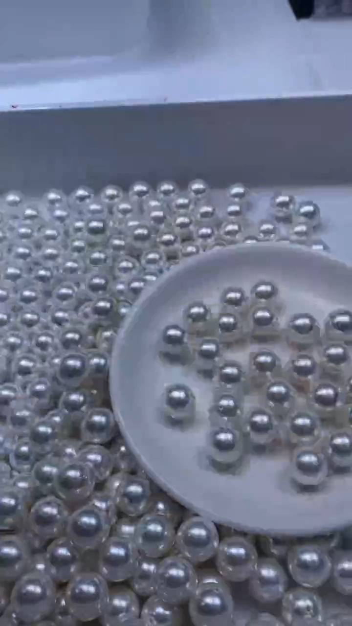 未镶嵌颈饰拼合珍珠（马贝珠）W285-贝珠12mm*8颗